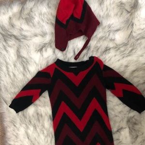 Baby Burberry cashmere coverall